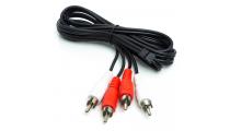 Audio kabelis 2x RCA - 2x RCA, 1m